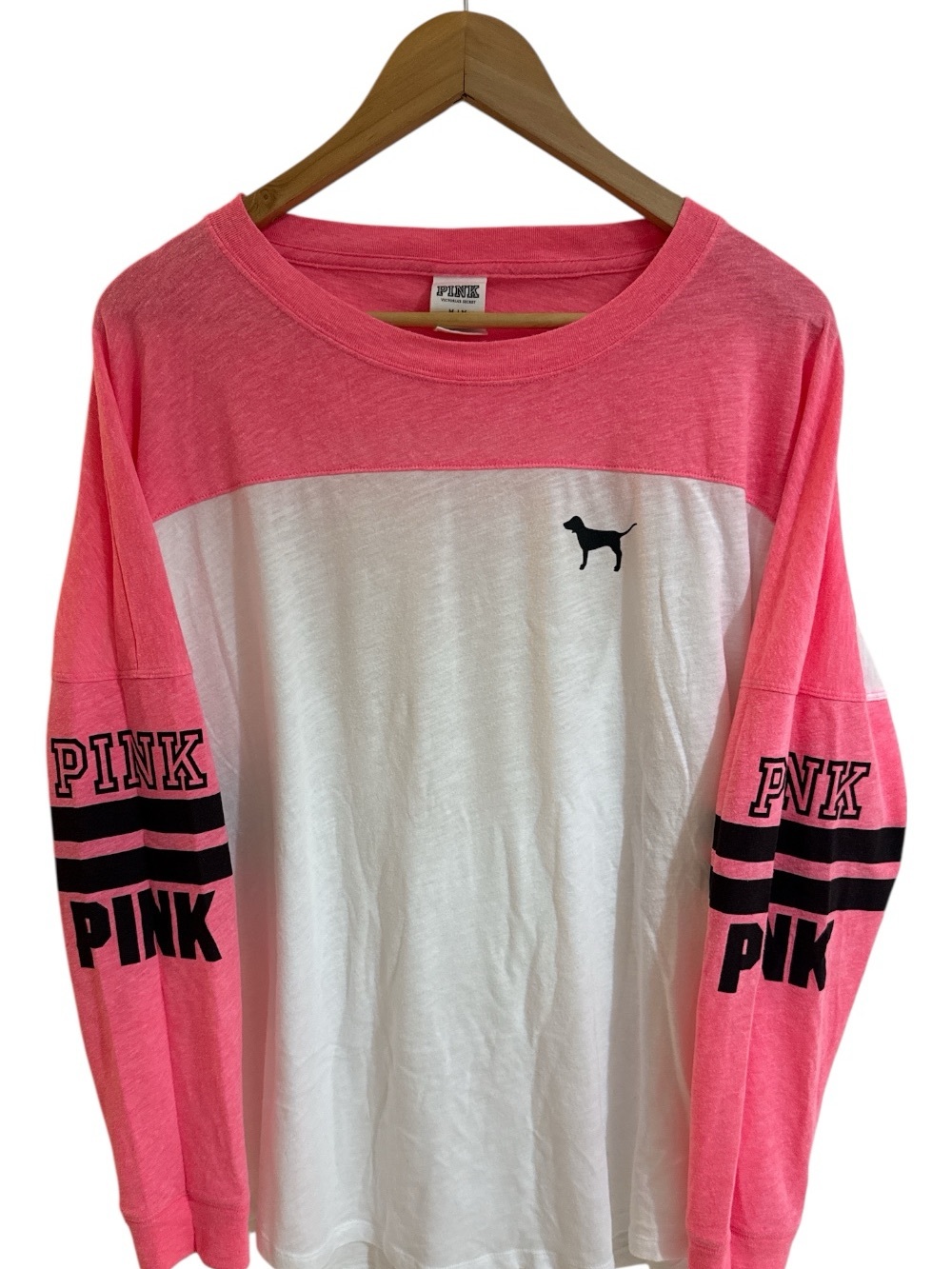 PINK Victoria's Secret Pink Cutout Back Lightweight Long Sleeve Tee M
